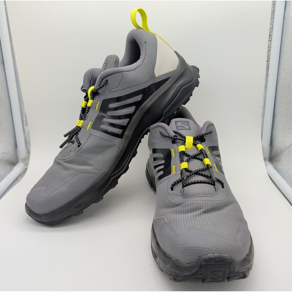 Salomon Mens X-Render Hiking Shoe Trail Runners Quiet Shade Sz 9.5 Gorpcore EUC